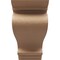 Ekena Millwork 6"W x 18"D x 12"H Classic Scroll Rough Cedar Woodgrain TimberThane Corbel, Primed Tan CORUR06X18X12SCRRCPR - alternate 4